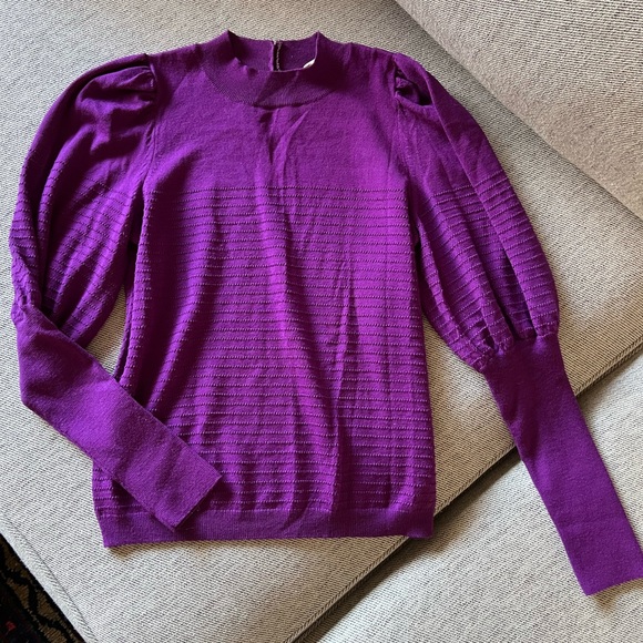 Sezane Purple Sweater - Picture 3 of 8